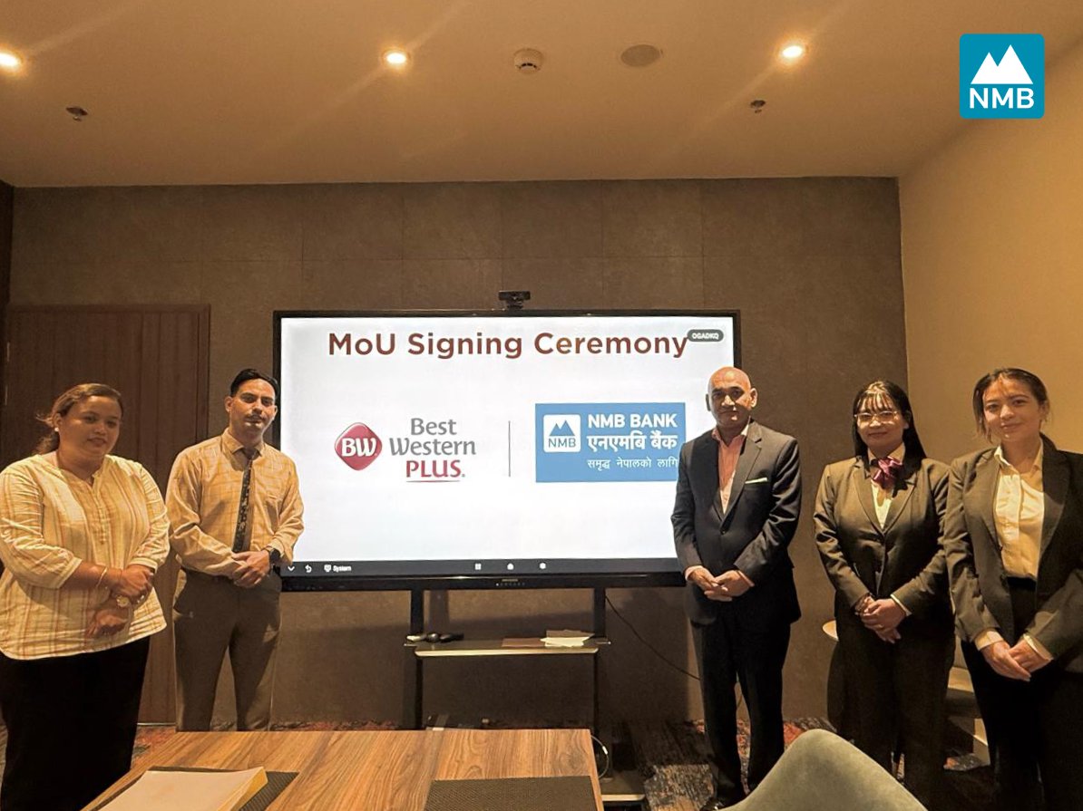 NMB Bank partners with Best Western Plus Kathmandu